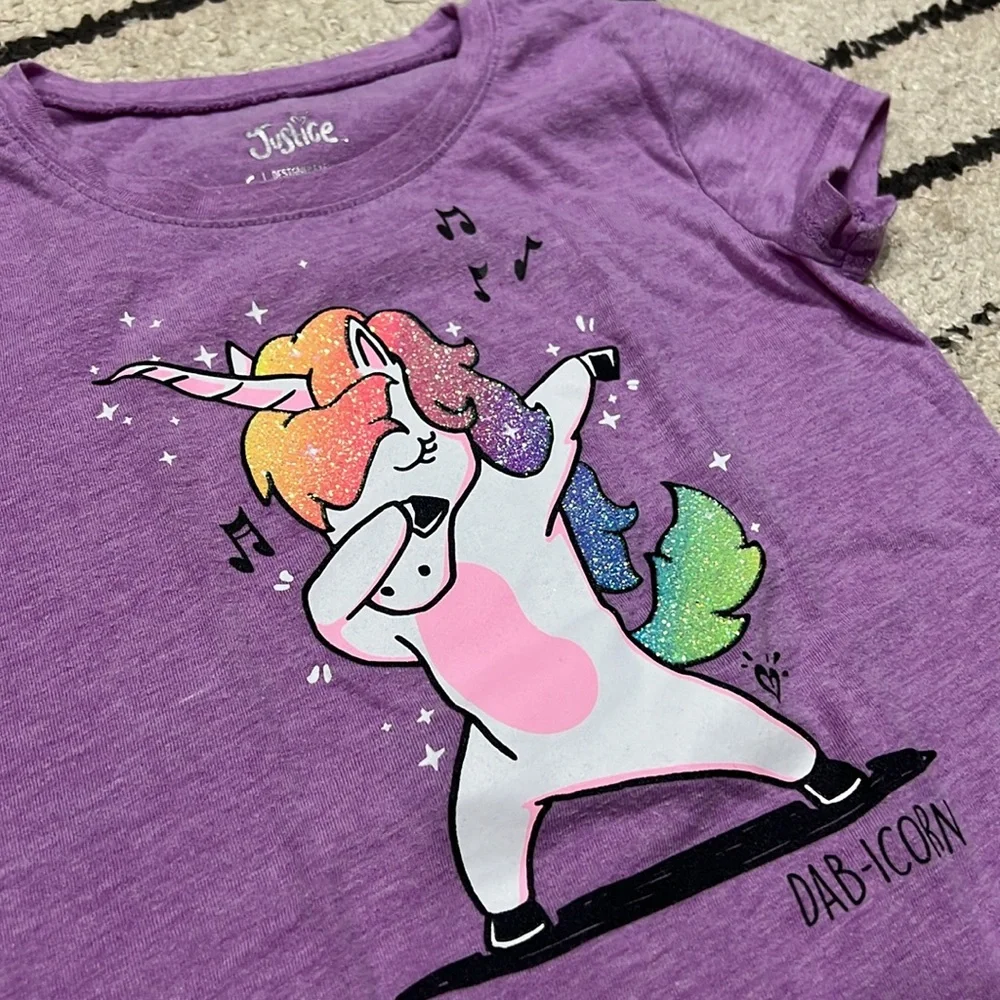Justice unicorn shirt